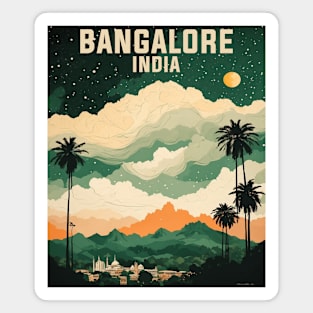 Bangalore India Vintage Tourism Travel Magnet